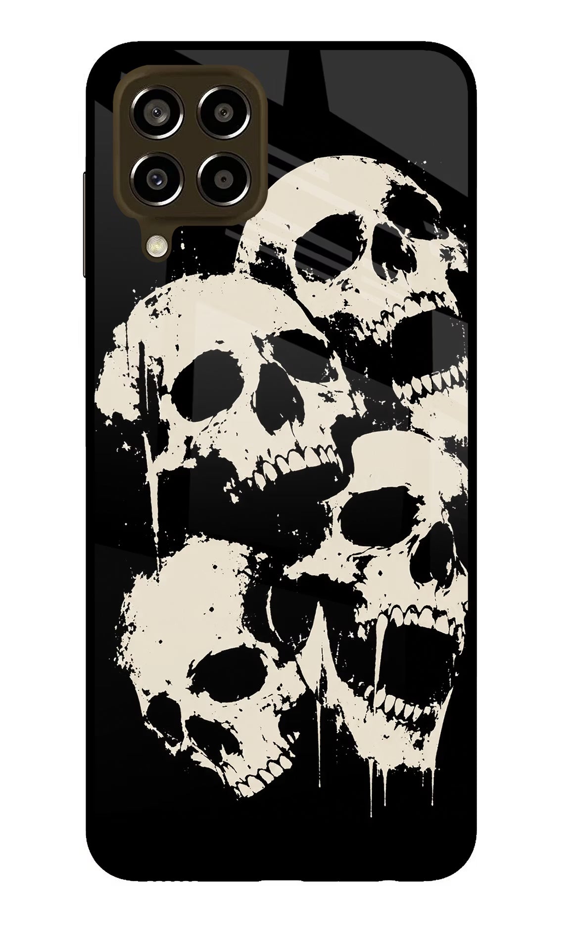 Dead Stack Samsung M33 5G Glass Case Back Cover by Casekaro