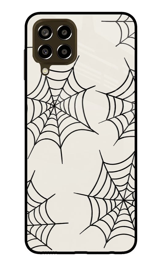 Spider Web Samsung M33 5G Glass Case