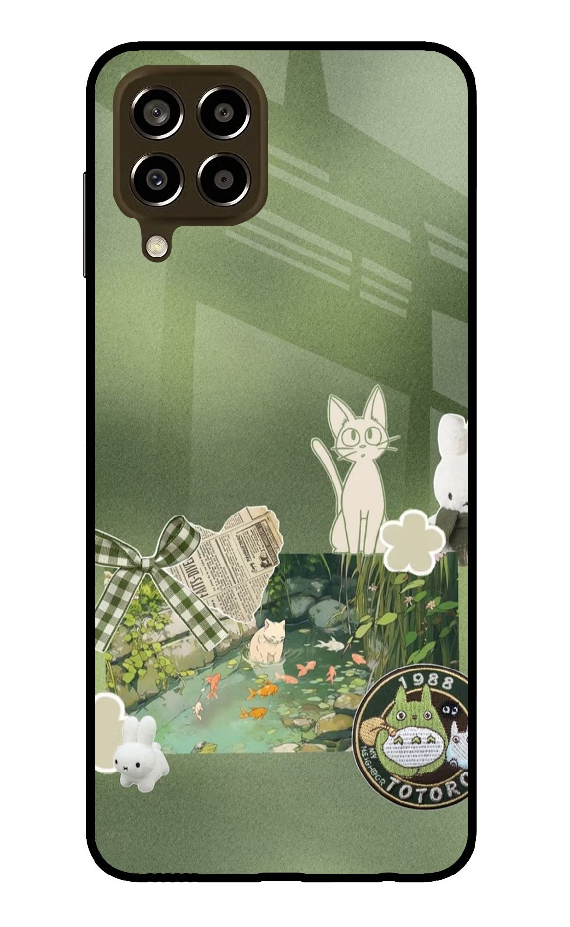 Aesthetic anime Samsung M33 5G Glass Case