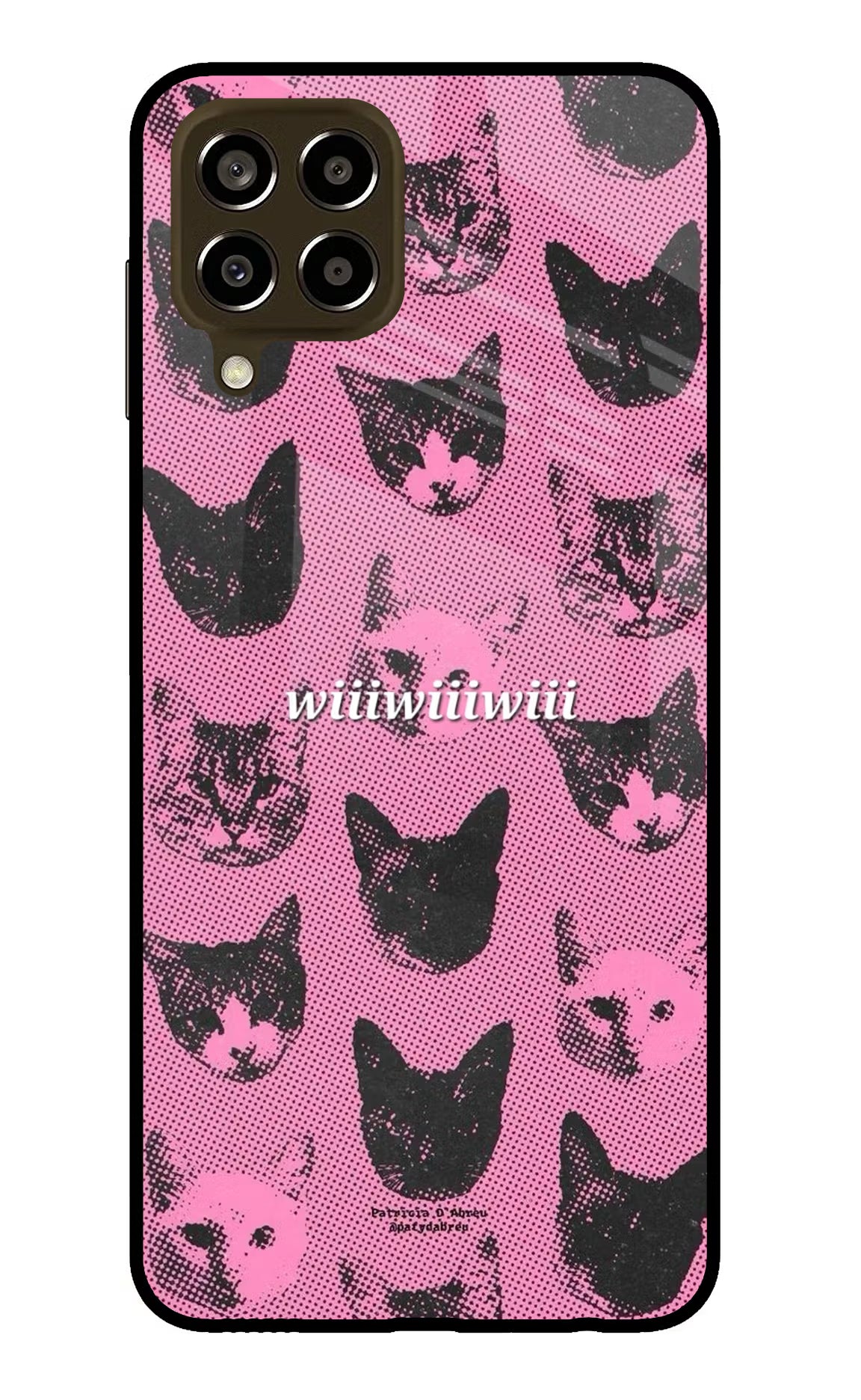 Pink Cats Samsung M33 5G Glass Case