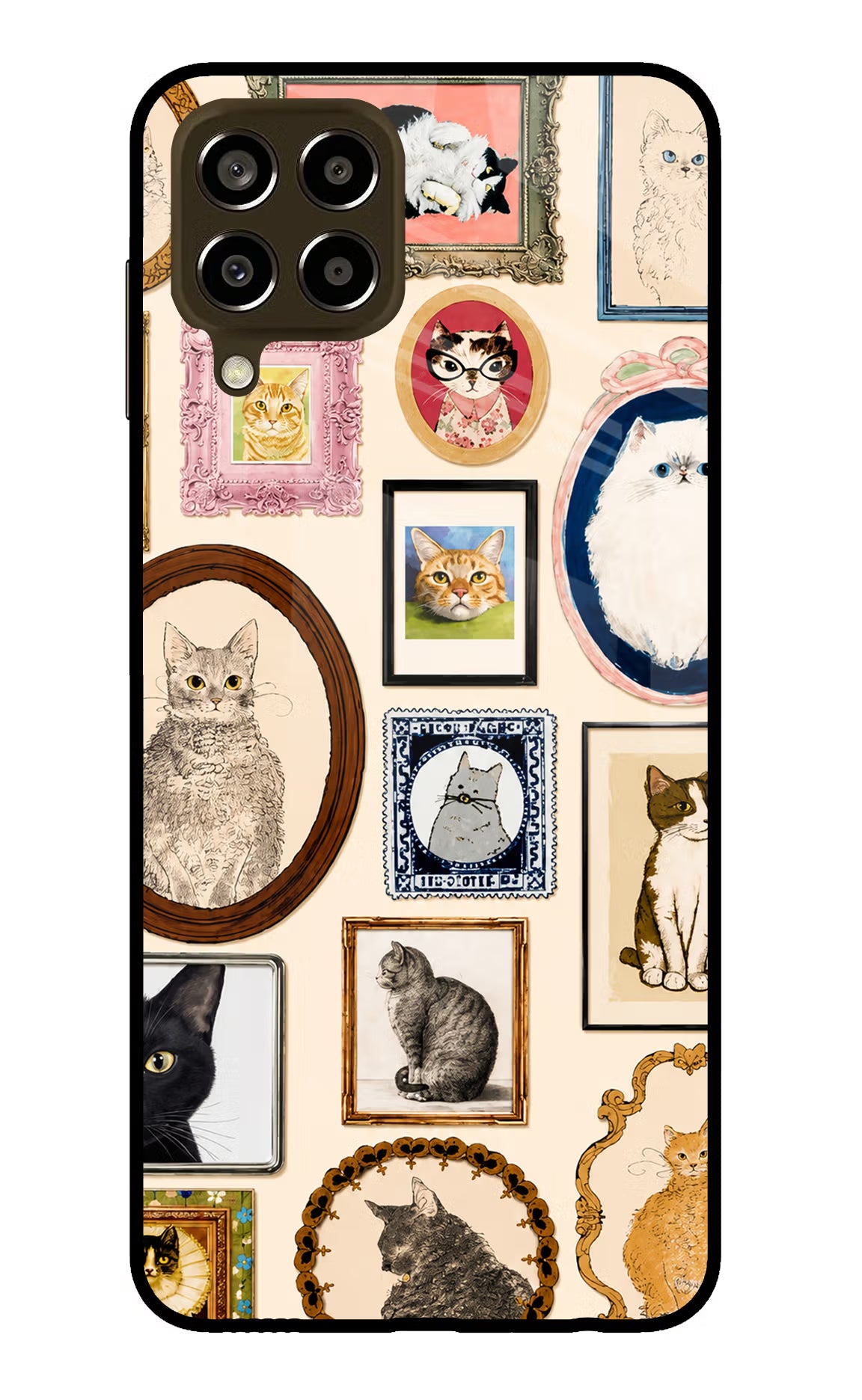 Mirror Cats Samsung M33 5G Glass Case