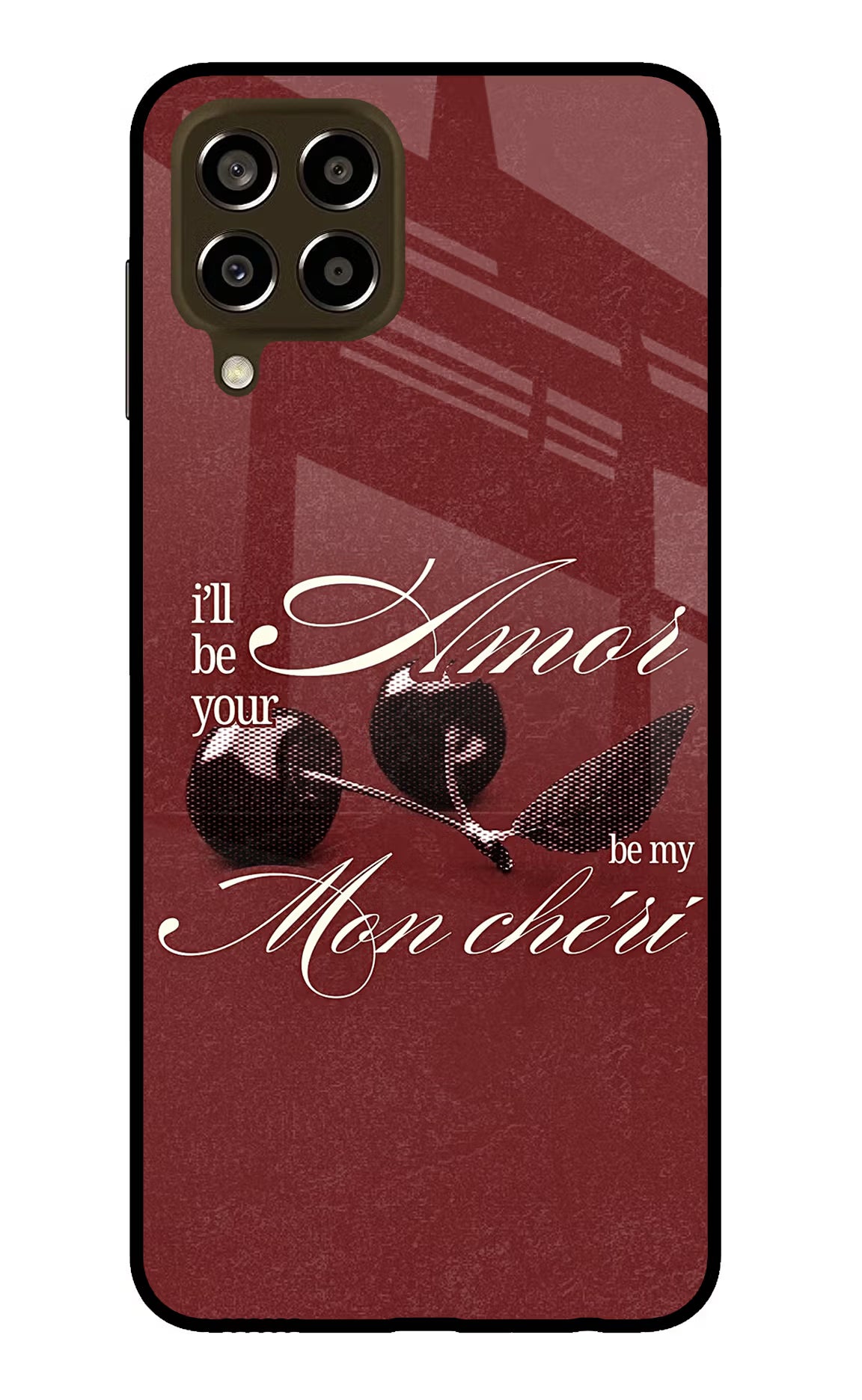 Velvet Cherry Samsung M33 5G Glass Case