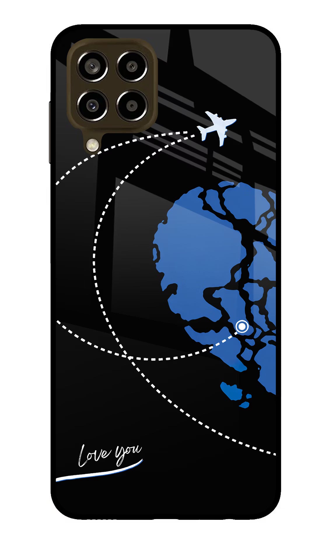 Love Orbit Samsung M33 5G Glass Case