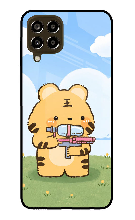 Tiger Treat Samsung M33 5G Glass Case