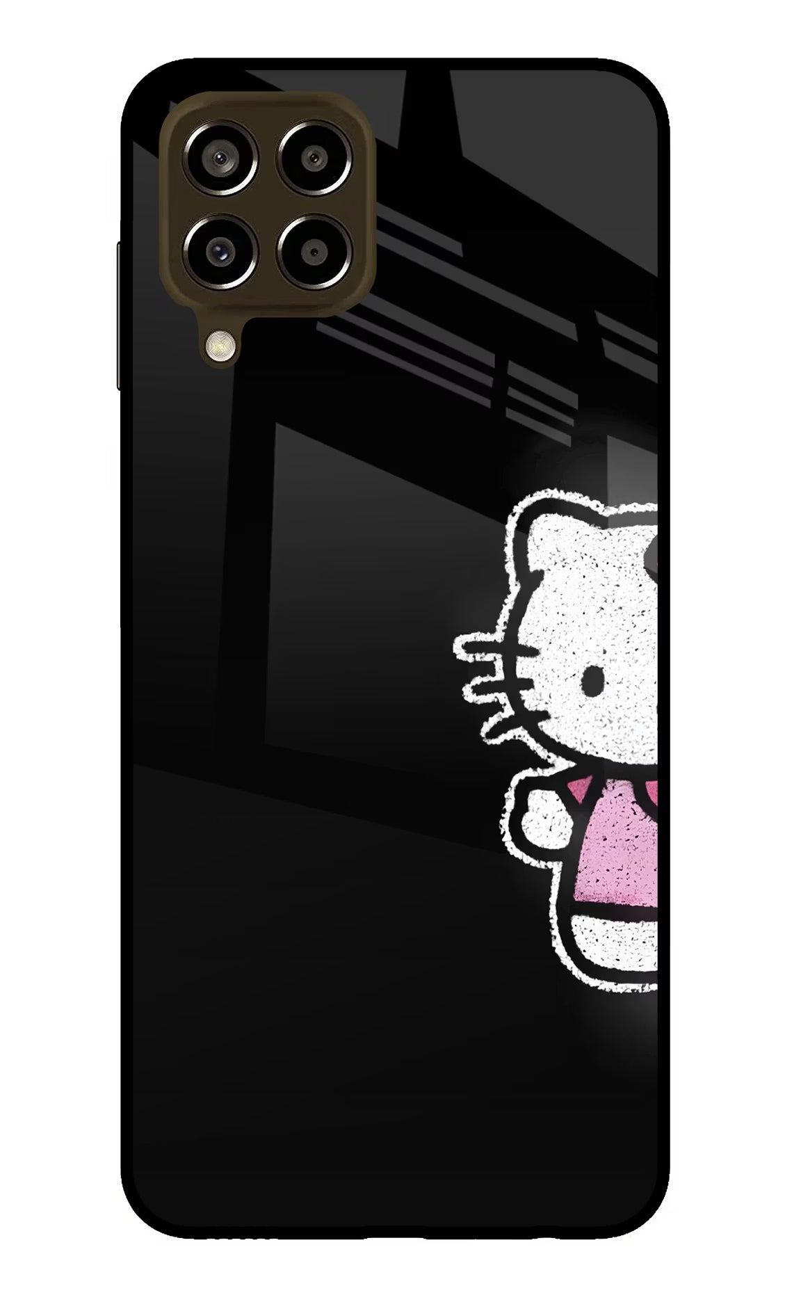 Kitty Charm Samsung M33 5G Glass Case