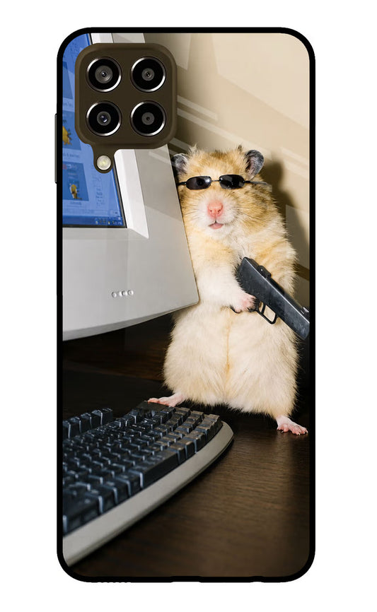 Hacker Hamster Samsung M33 5G Glass Case