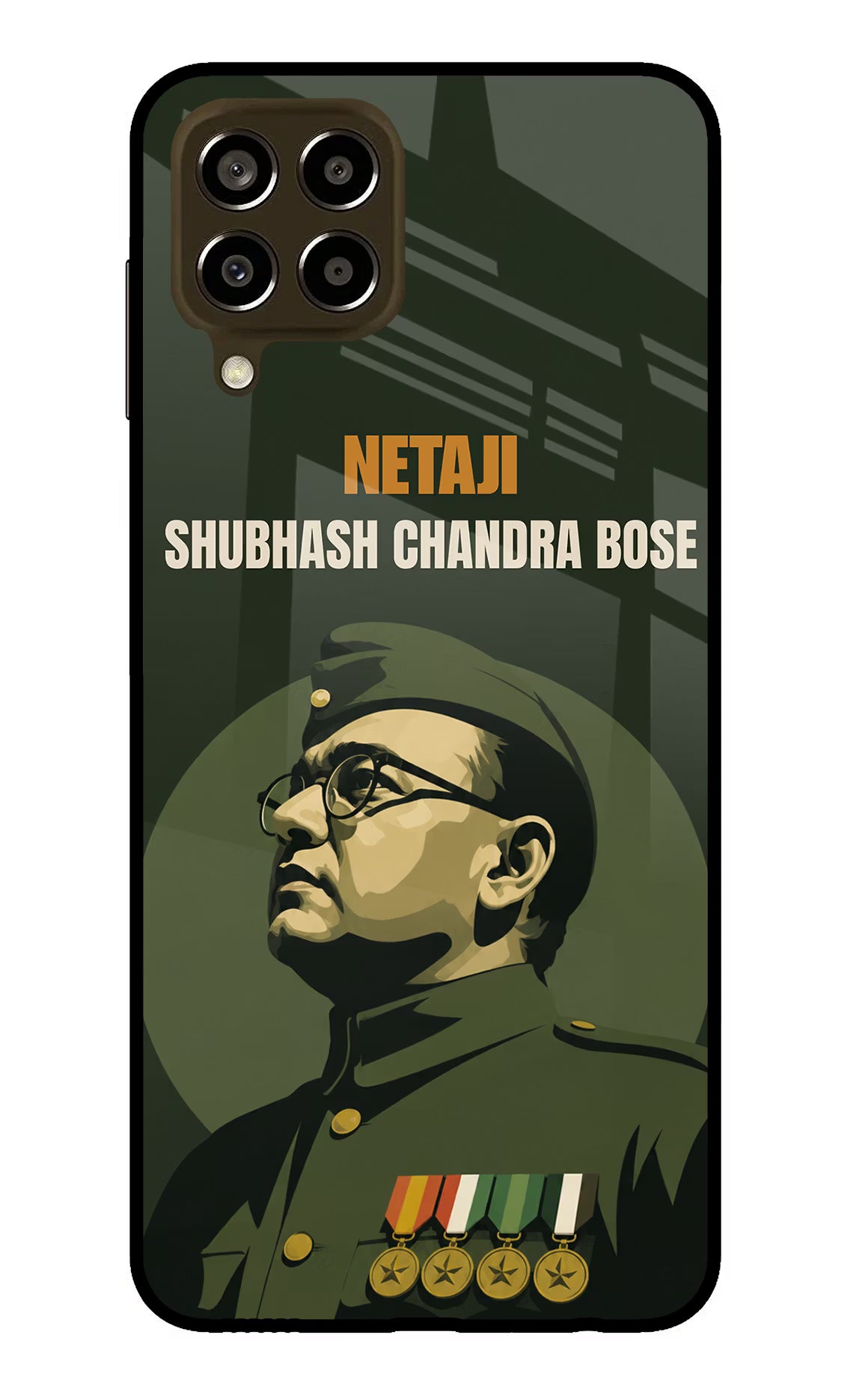 Netaji Legacy Samsung M33 5G Glass Case