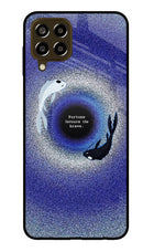 Dark Koi Samsung M33 5G Glass Case