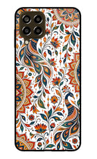 White Mayura Samsung M33 5G Glass Case