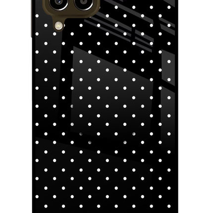 White Dots Samsung M33 5G Glass Case