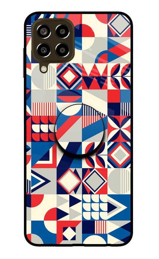 Colorful Pattern Samsung M33 5G Glass Case