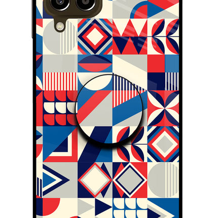Colorful Pattern Samsung M33 5G Glass Case
