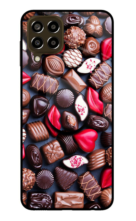 Chocolates Samsung M33 5G Glass Case