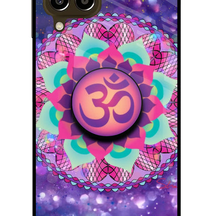 Om Purple Samsung M33 5G Pop Case by Casekaro