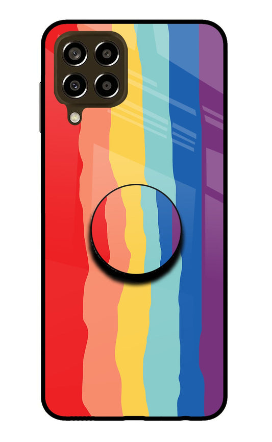 Rainbow Samsung M33 5G Glass Case