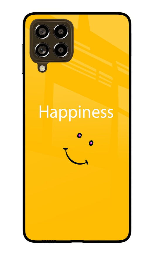 Happiness With Smiley Samsung M53 5G Glass Case
