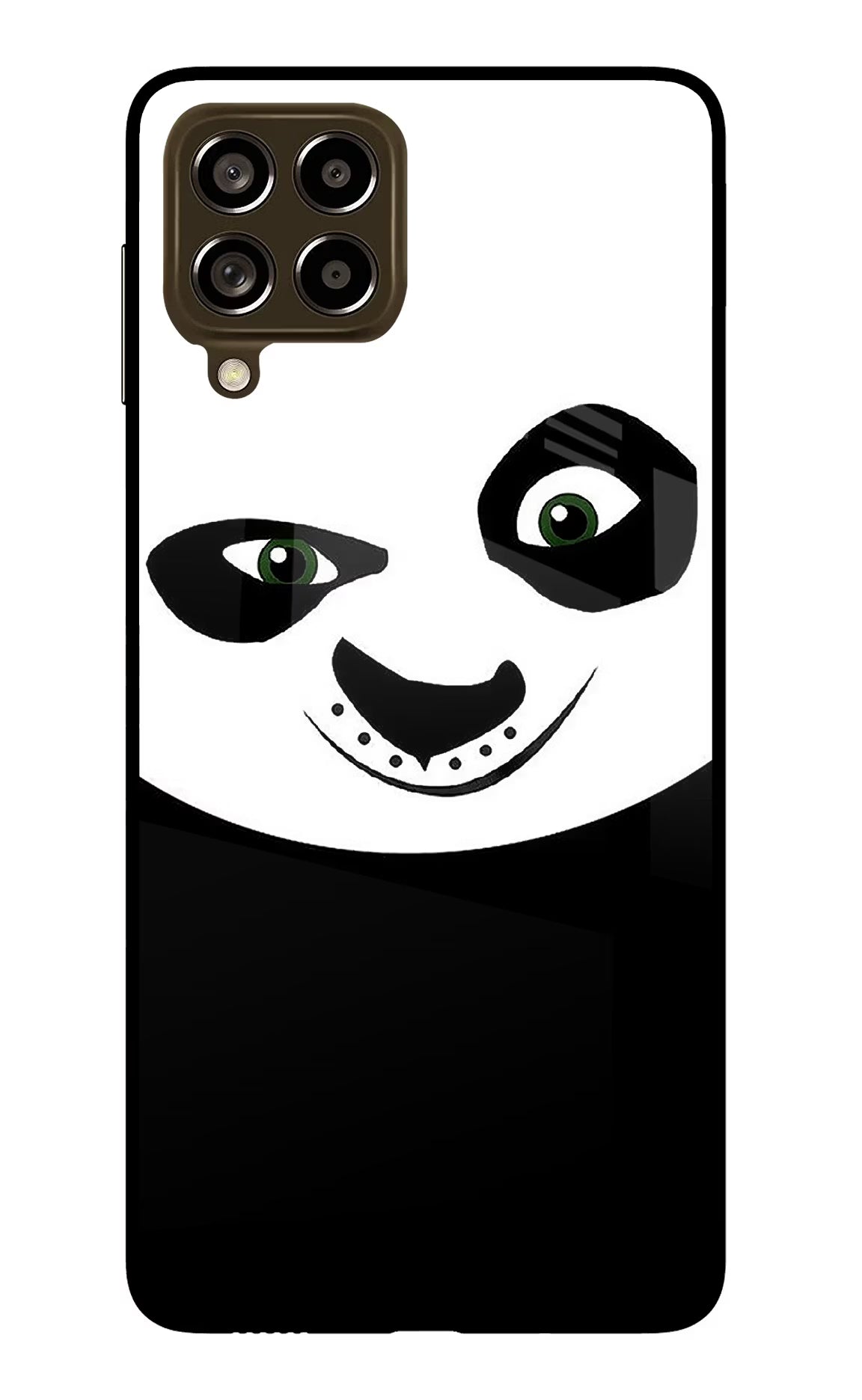 Panda Samsung M53 5G Glass Case Back Cover by Casekaro