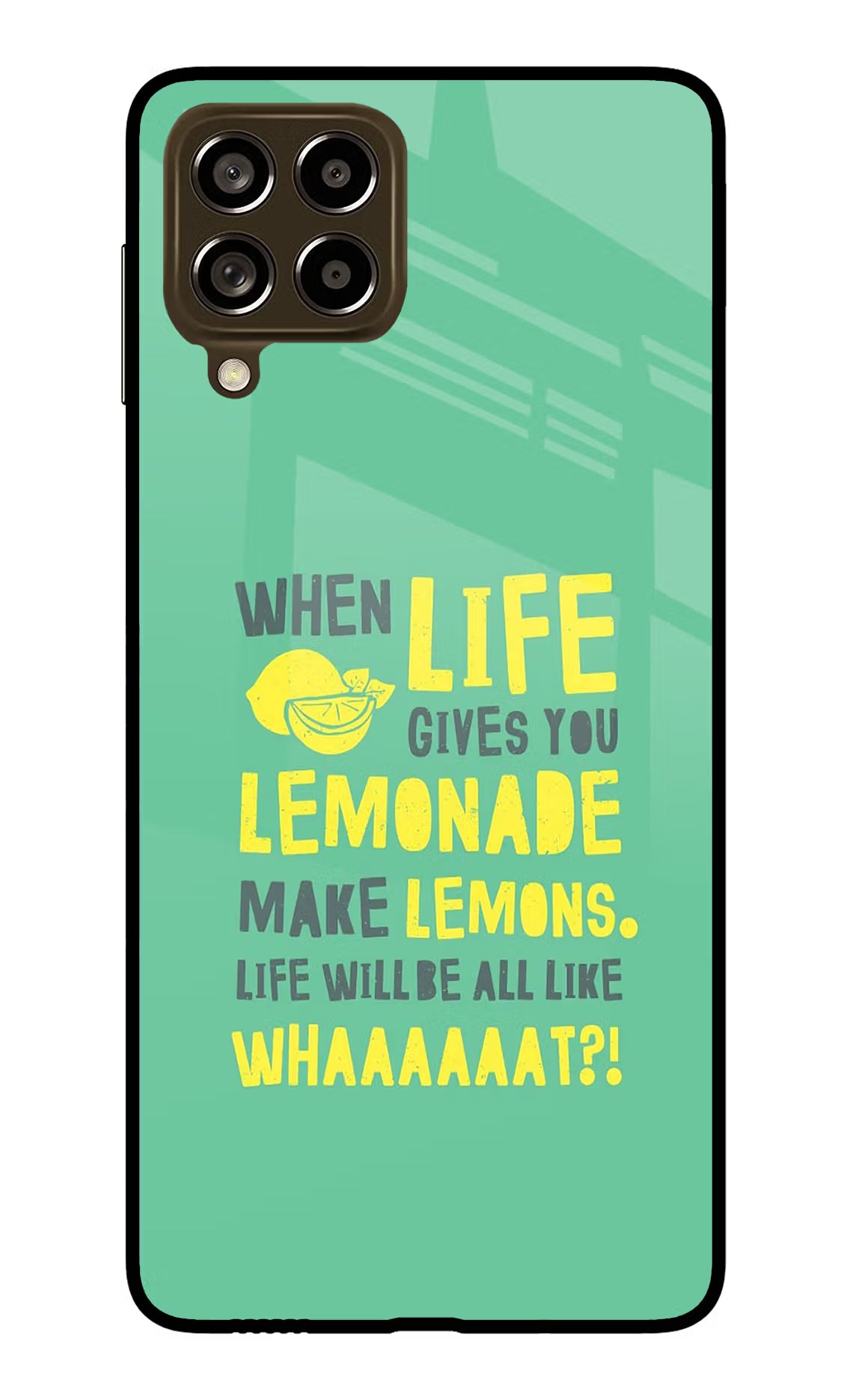 Quote Samsung M53 5G Glass Case Back Cover by Casekaro