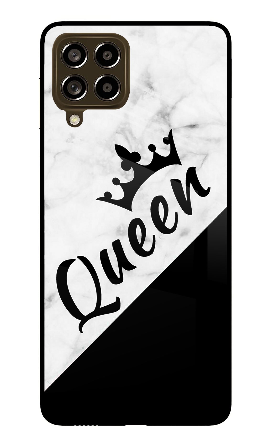 Queen Samsung M53 5G Glass Case
