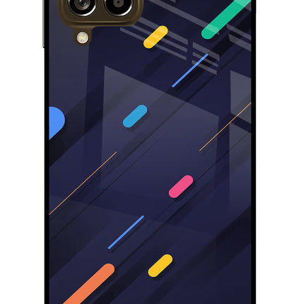 Abstract Design Samsung M53 5G Glass Case