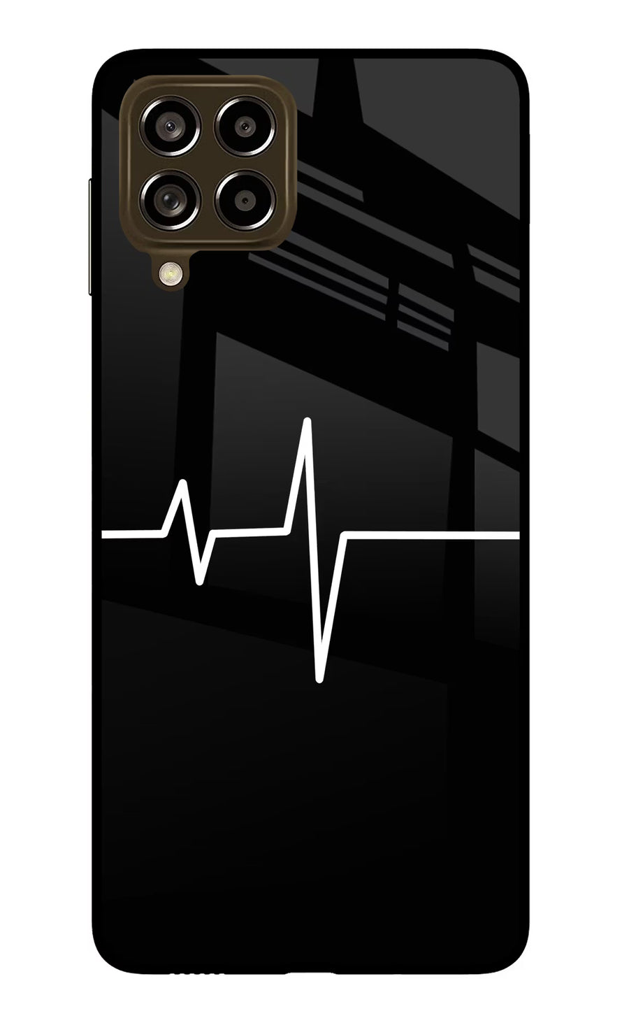 Heart Beats Samsung M53 5G Back Cover, Glass case
