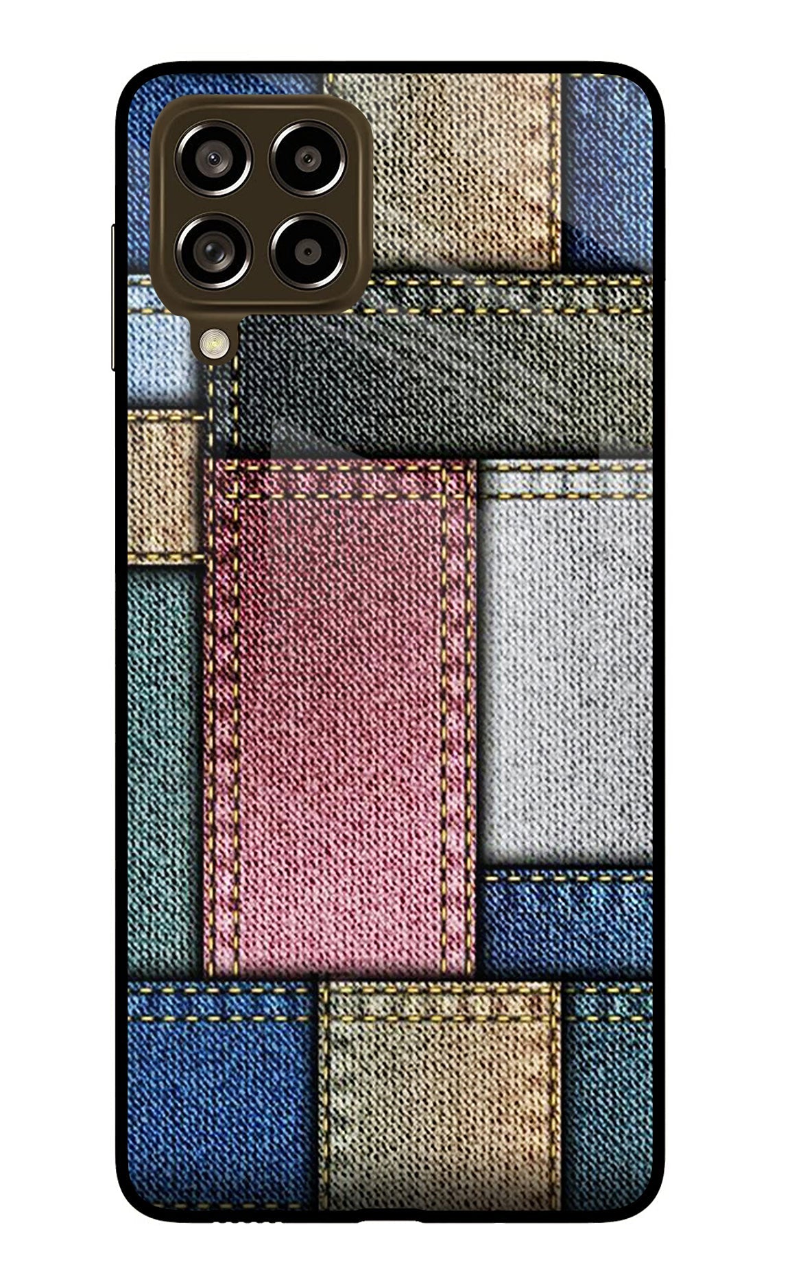 Multicolor Jeans Samsung M53 5G Back Cover