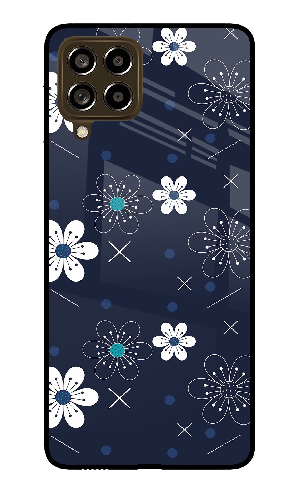 Flowers Samsung M53 5G Back Cover