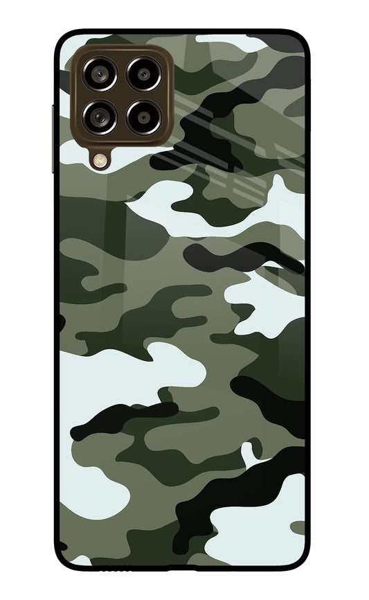 Camouflage Samsung M53 5G Glass Case