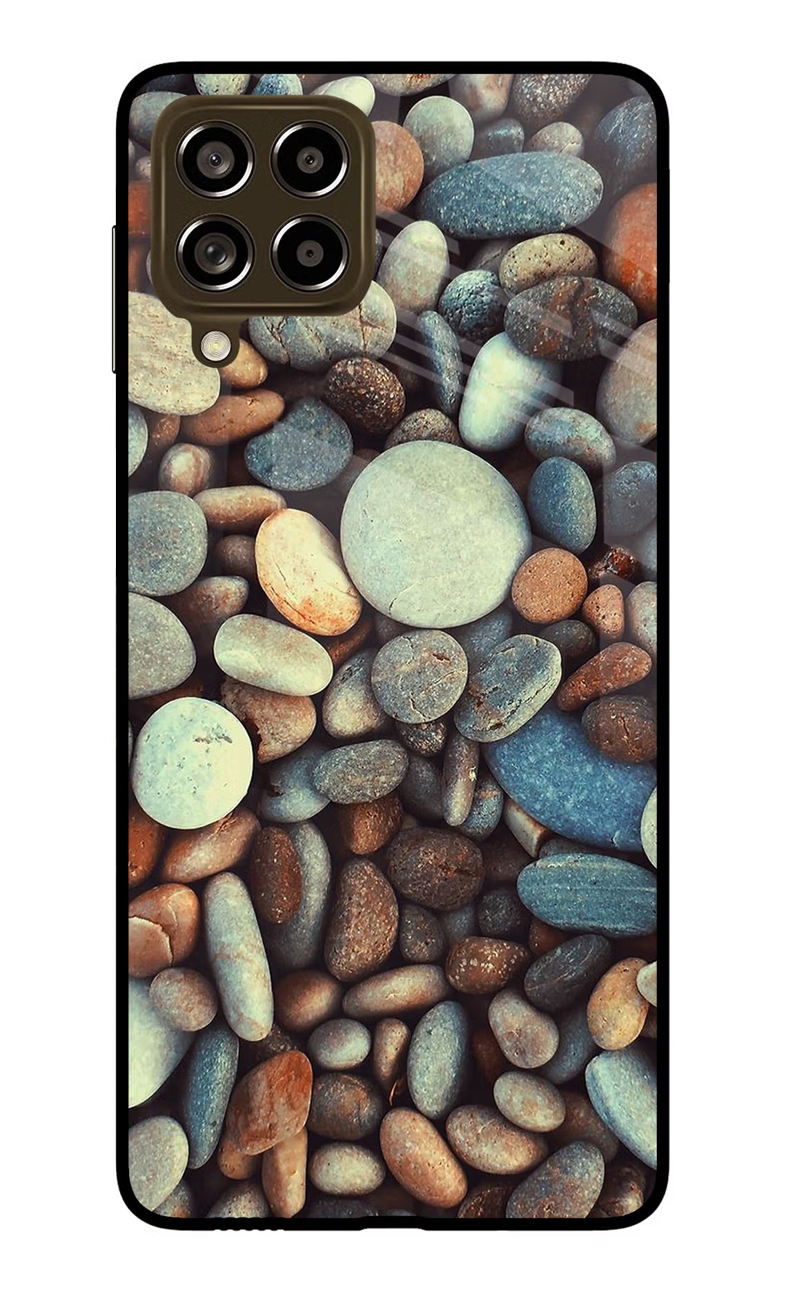 Pebble Samsung M53 5G Glass Case Back Cover by Casekaro