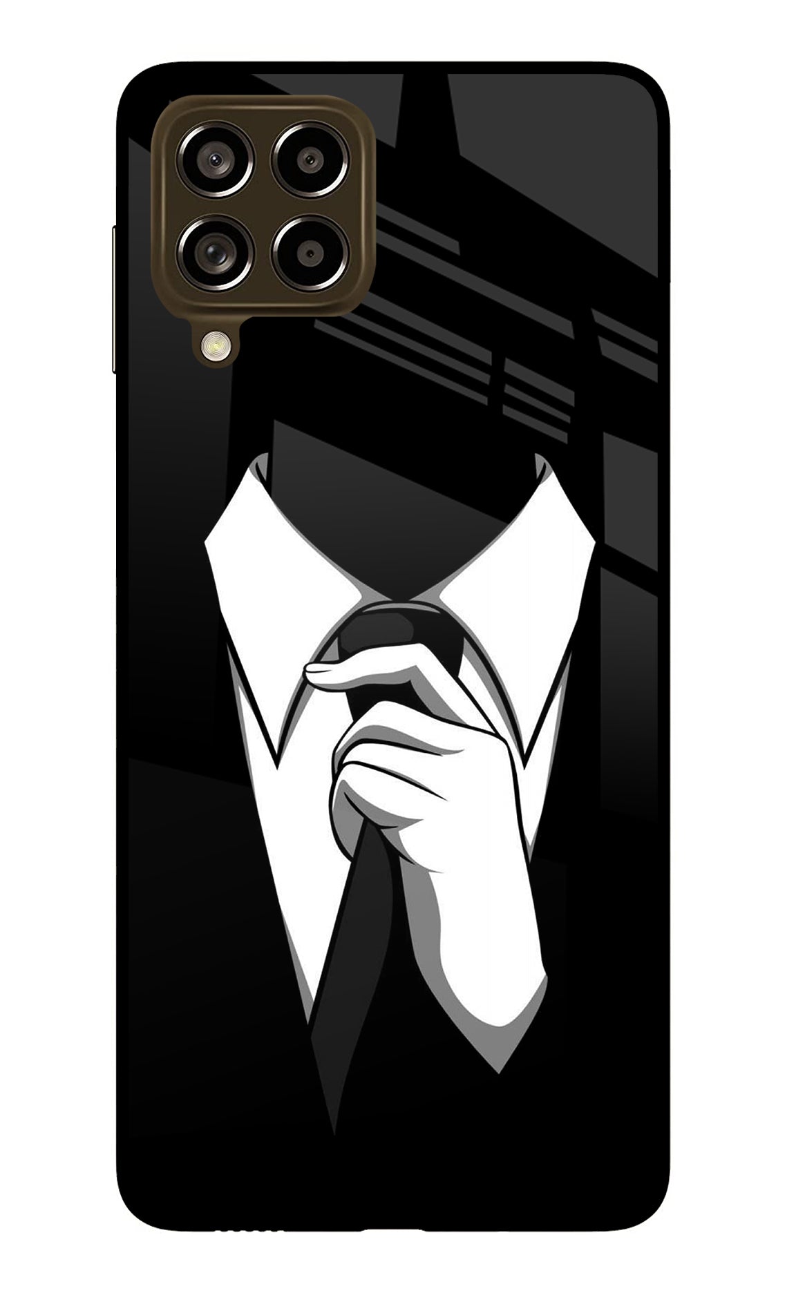 Black Tie Samsung M53 5G Back Cover