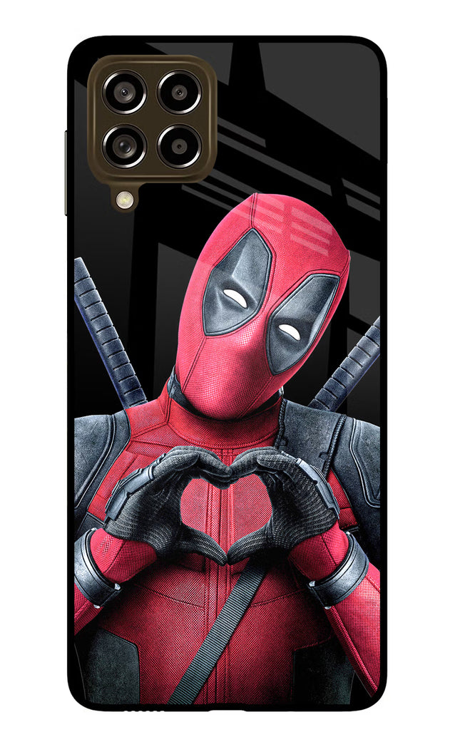 Deadpool Samsung M53 5G Glass Case