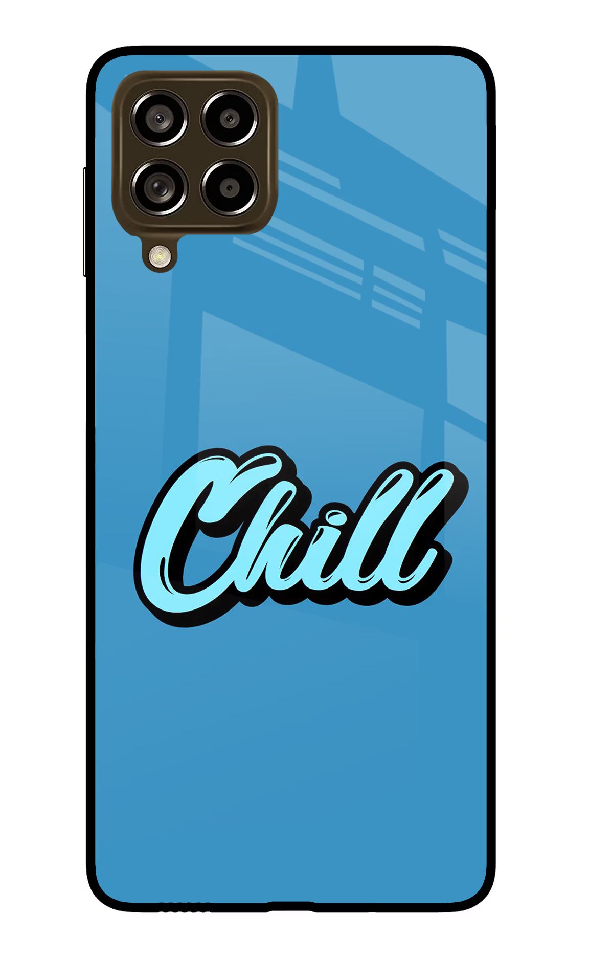 Chill Samsung M53 5G Glass Case Back Cover by Casekaro