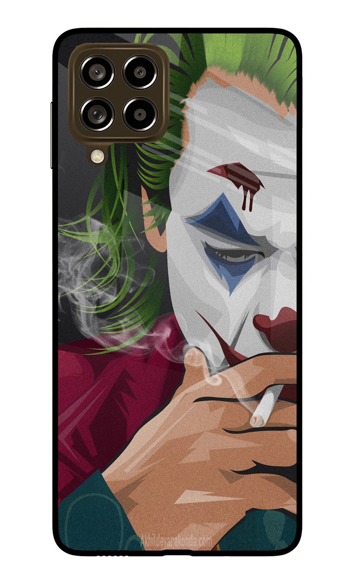 Joker Smoking Samsung M53 5G Glass Case