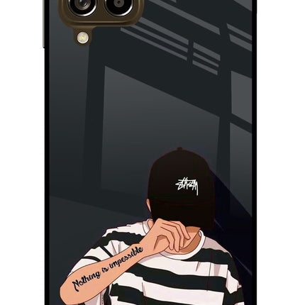 Aesthetic Boy Samsung M53 5G Glass Case