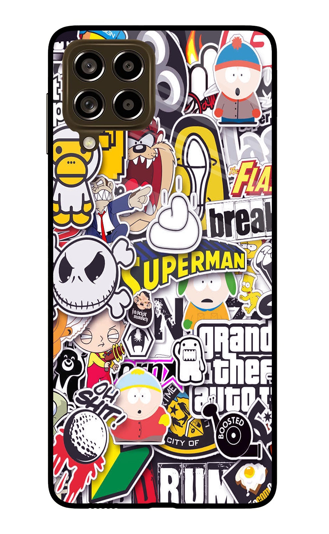 Sticker Bomb Samsung M53 5G Back Cover