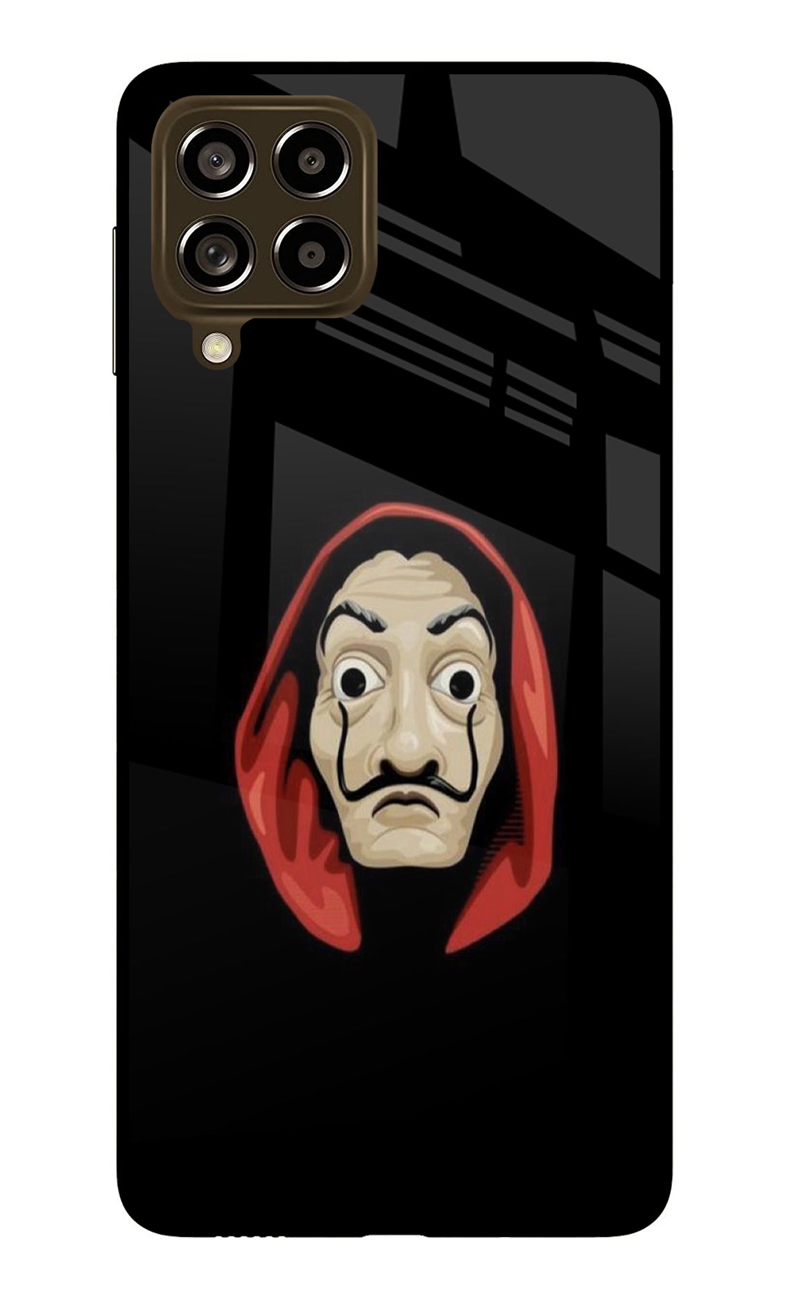 Money Heist Samsung M53 5G Glass Case