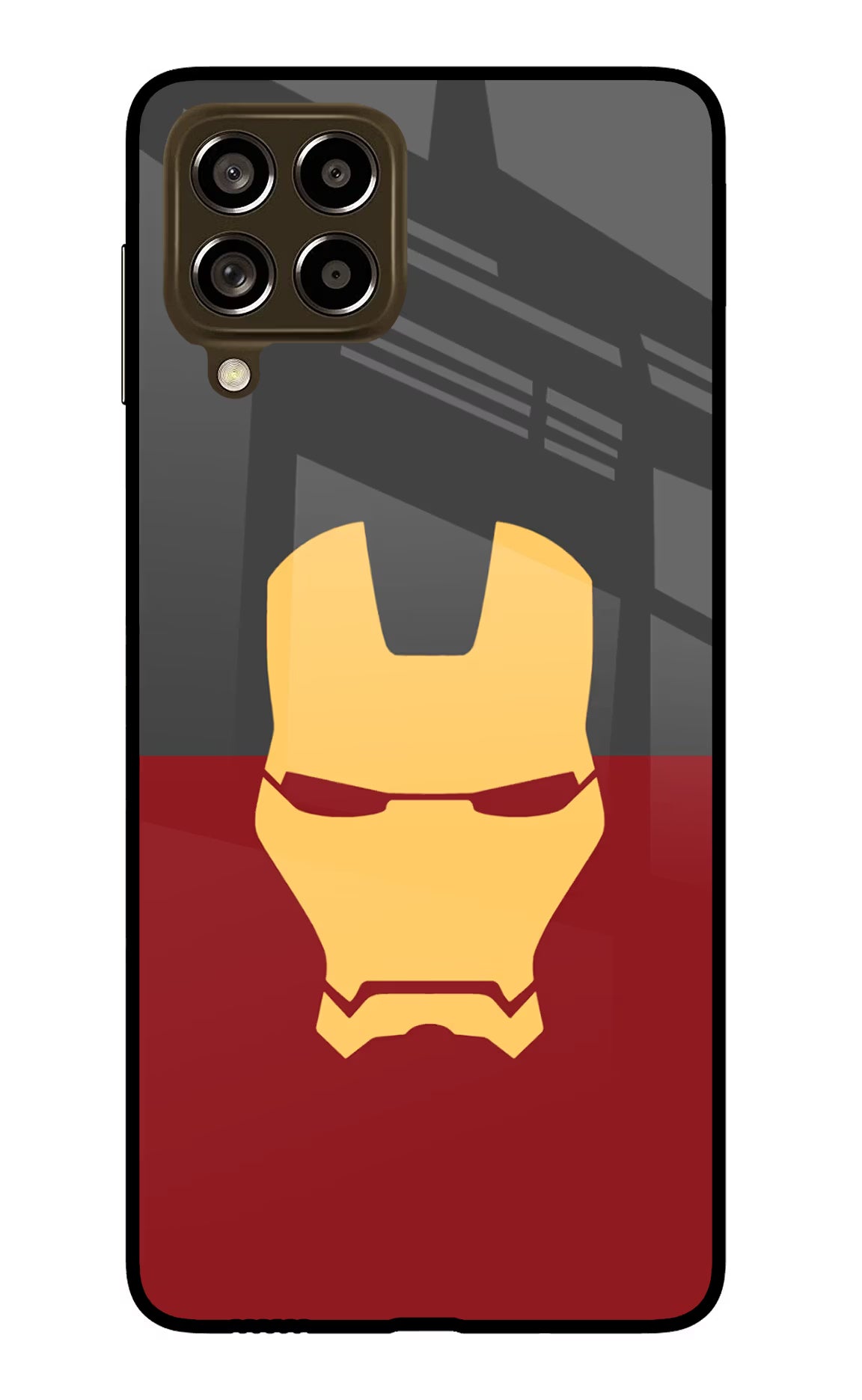 Ironman Samsung M53 5G Glass Case Back Cover by Casekaro