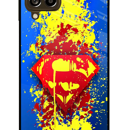 Superman logo Samsung M53 5G Glass Case