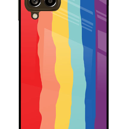 Rainbow Samsung M53 5G Glass Case