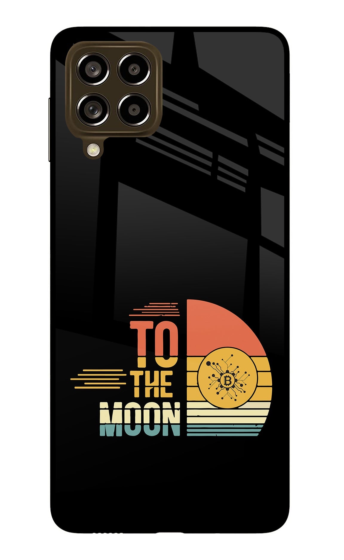 To the Moon Samsung M53 5G Glass Case