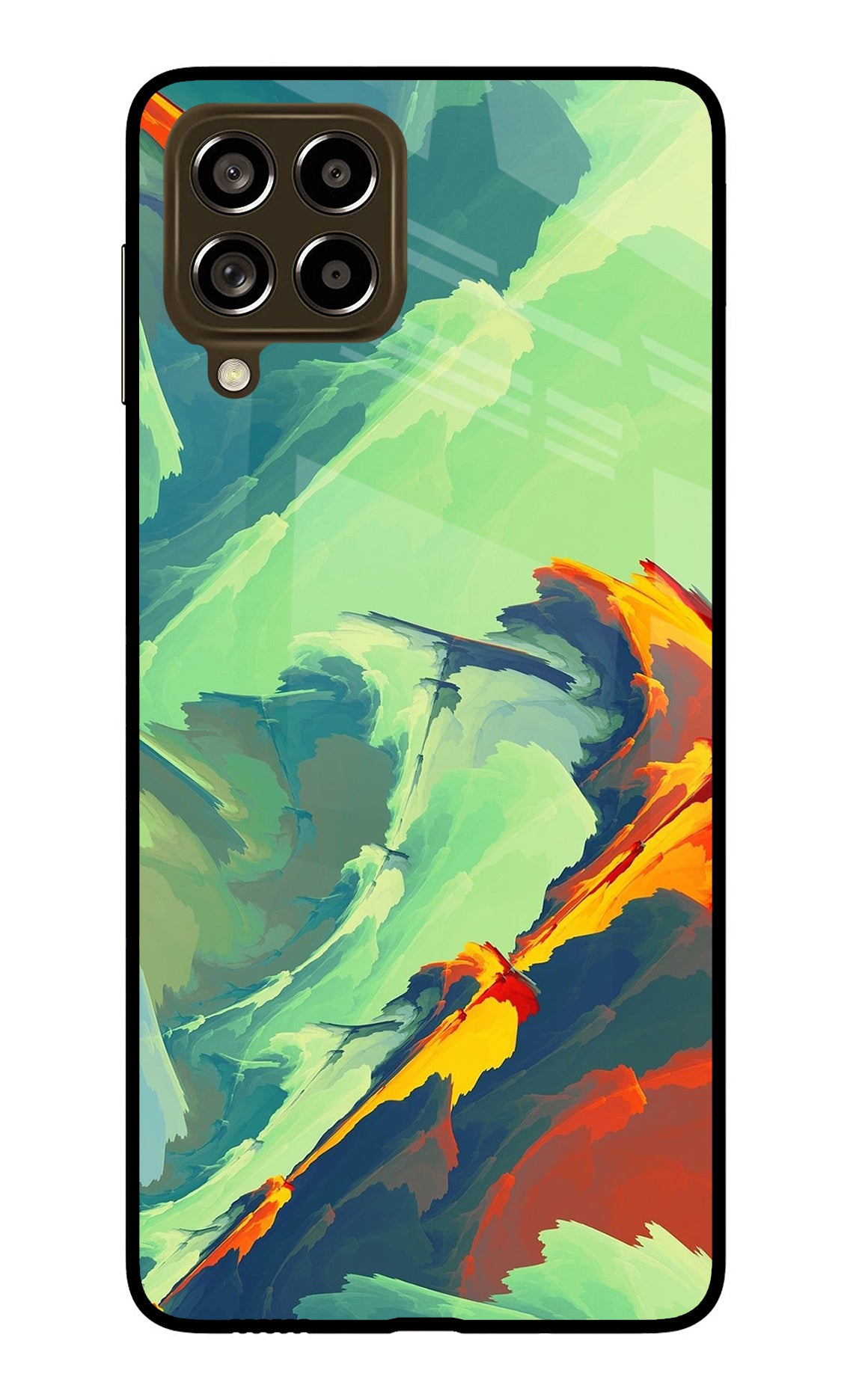 Paint Art Samsung M53 5G Glass Case