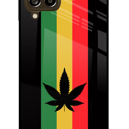 Weed Flag Samsung M53 5G Glass Case