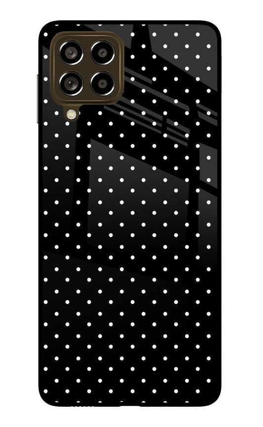 White Dots Samsung M53 5G Glass Case