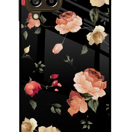 Flowers Samsung M53 5G Glass Case