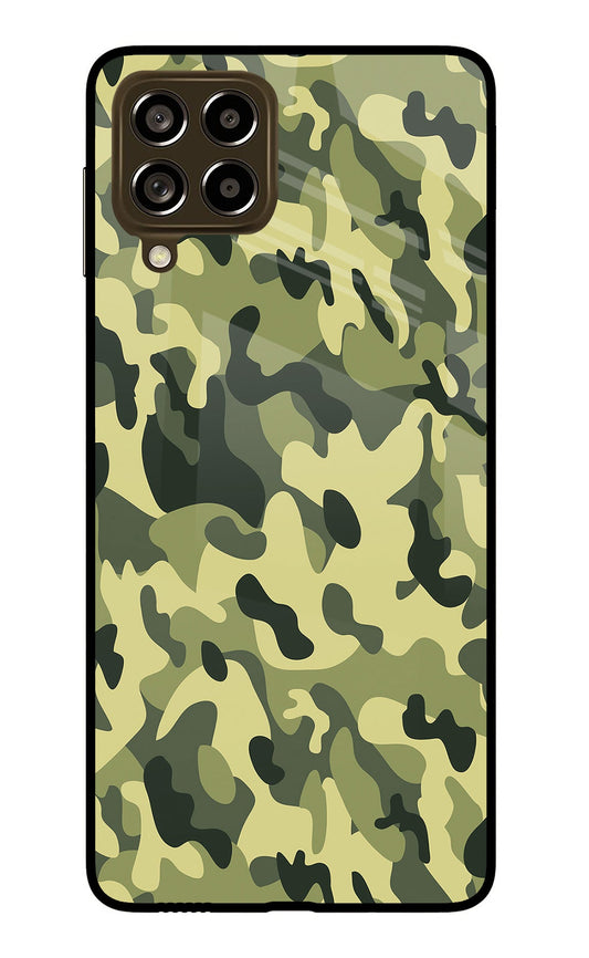 Camouflage Samsung M53 5G Glass Case