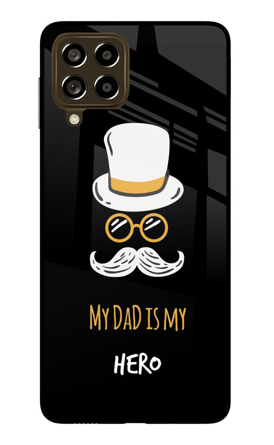 My Dad Is My Hero Samsung M53 5G Glass Case