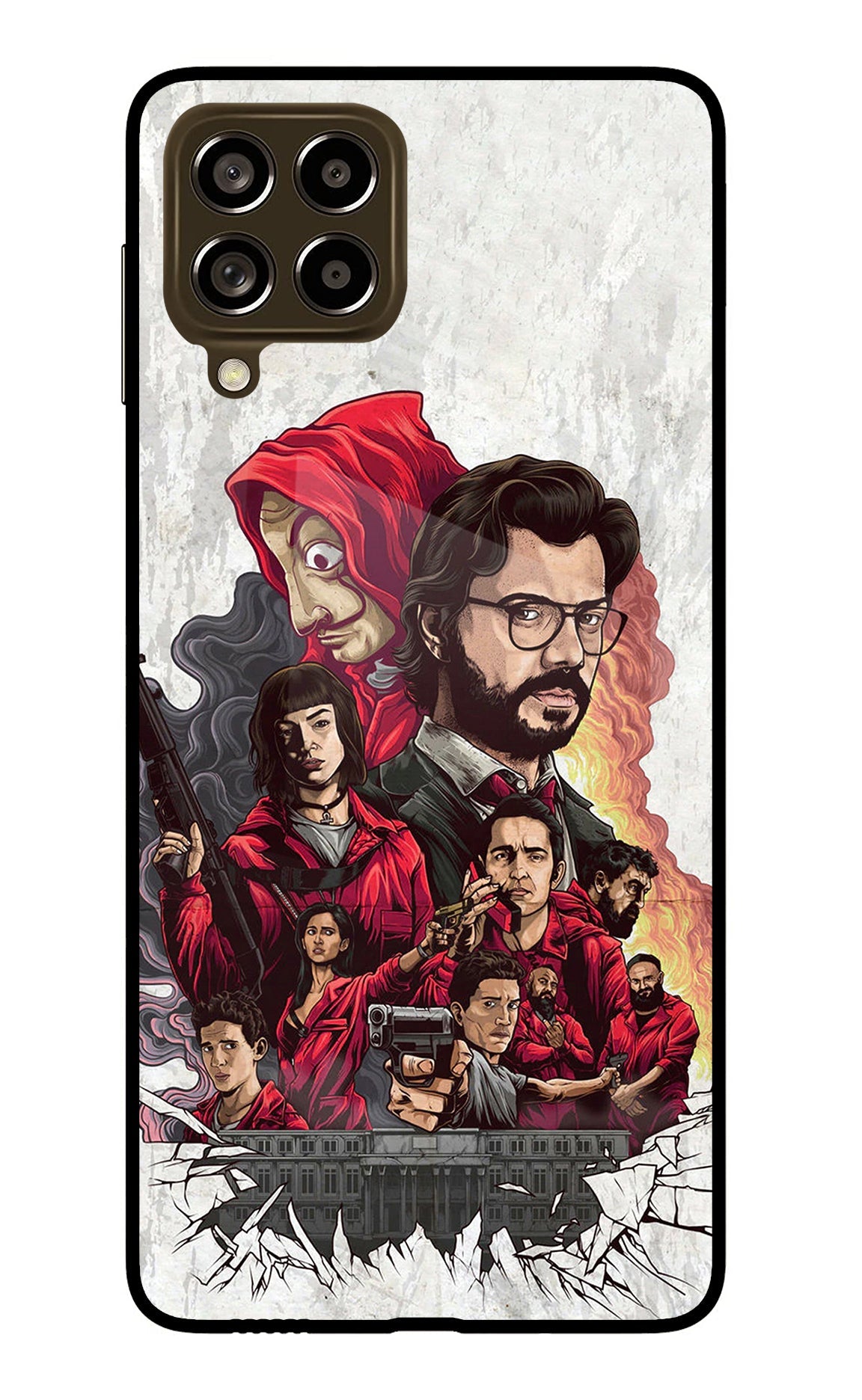 Money Heist Artwork Samsung M53 5G Back Cover