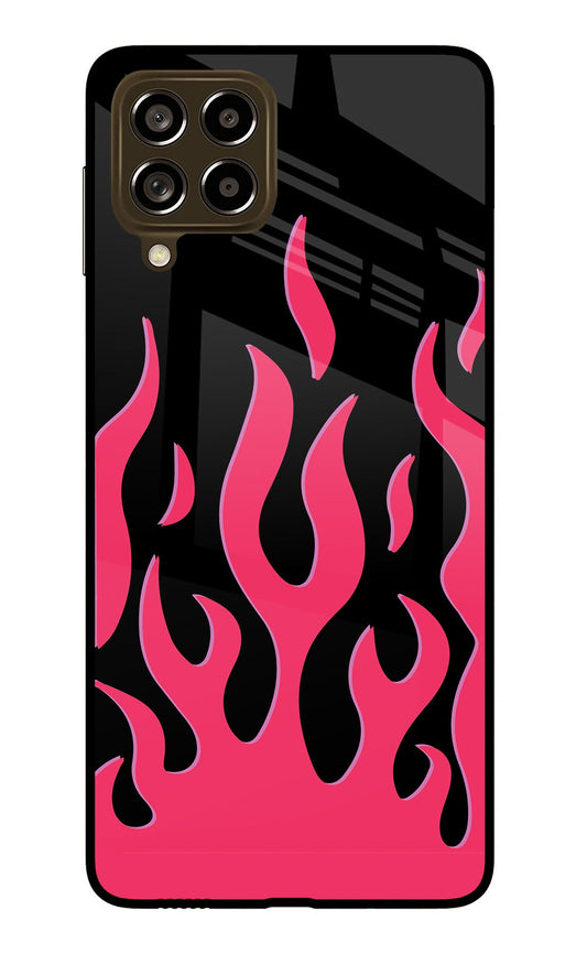 Fire Flames Samsung M53 5G Glass Case