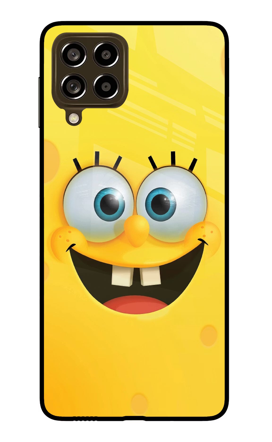 Sponge 1 Samsung M53 5G Glass Case Back Cover by Casekaro