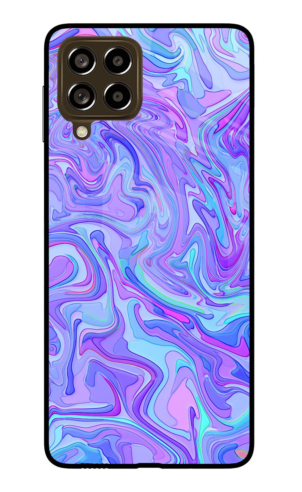 Glitter Samsung M53 5G Glass Case